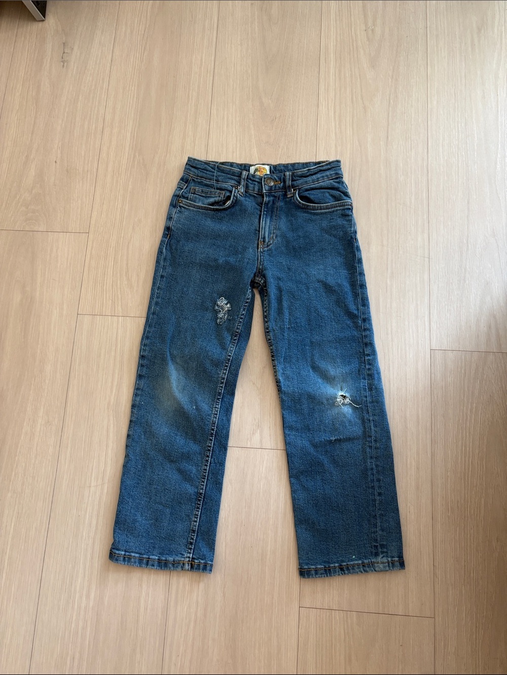 Bass Pro Shops Dark Blue Kids' Distressed Denim Jeans